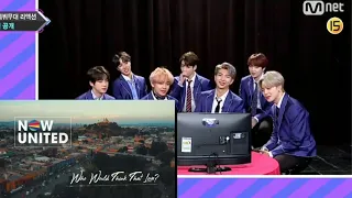 BTS reacts on Now United song who would think that love