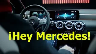 Navegando con realidad aumentada y reconocimiento vocal: Jugando con el MBUX de Mercedes Benz