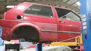 VW Golf MK2 1.8 GTI restoration part 3