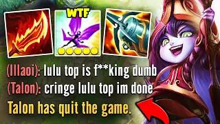 Machine Gun Lulu top makes the enemy team Rage Quit! (THEY UNINSTALLED AFTER)