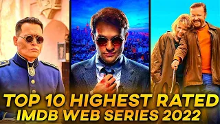 Top 10 Highest Rated IMDB Web Series : on Amazon Prime Netflix Disney+ : Best IMDB Rated Series 2021