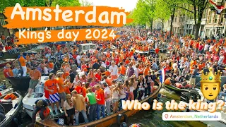 Amsterdam King’s day , 2024 | Koningsdag | Netherland turned orange | Who’s birthday? #amsterdam