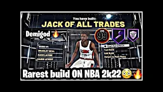 MY FIRST EVER JACK OF ALL TRADES BUILD IN NBA 2K22! THE RAREST BUILD IN NBA 2K22 UNSTOPPABLE