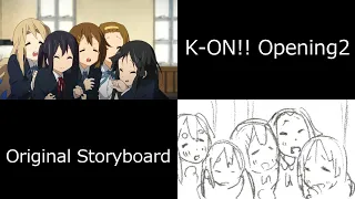 K-on!! Opening 2『 Utauyo!!MIRACLE 』Storyboard Comparison