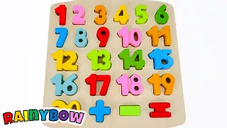 Best Learn Counting & Numbers 1 - 20 | Preschool Toddler Learning Toy Video