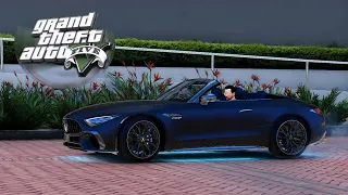 GTA V Mercedes SL63 AMG's Add-on Car | Prowess in the Streets of Los Santos