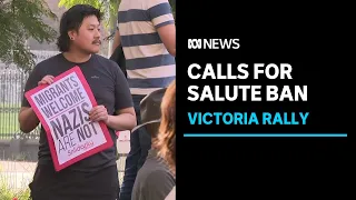 Calls to urgently ban Nazi salute after violent Melbourne rally | ABC News