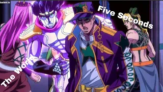 Star Platinum: The World in real seconds (Stone Ocean)