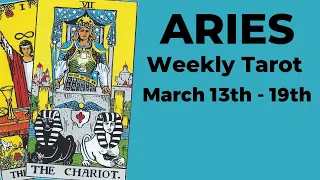 Aries: CELEBRATE!  You’ve Got BIG REASON TO! 💙 March 13th –19th 2023 WEEKLY TAROT READING