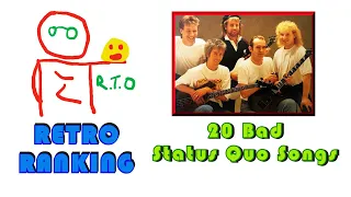 Retro Ranking 20 Bad Status Quo Songs