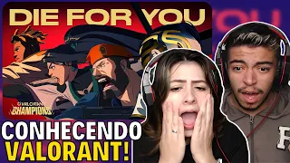 MELHOR QUE LOL?! 😱🔥 VALORANT - DIE FOR YOU //Videoclipe oficial //Champions 2021 REACT