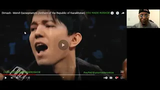 Dimash Qudaibergen - The Anthem Of The Republic Of Kazakhstan | Reaction #dimashqudaibergen #DEARS