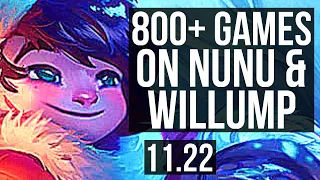 NUNU & WILLUMP vs SEJUANI (JNG) | Rank 1 Nunu, 800+ games, 2/2/13 | BR Challenger | 11.22
