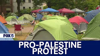 Day 12 of pro-Palestine protest at GWU