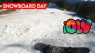 TRYING OUT SNOWBOARDING