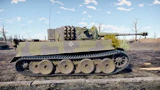 Tiger H1, 12-0 - Realistic Battles - War Thunder Gameplay [1440p 60FPS]