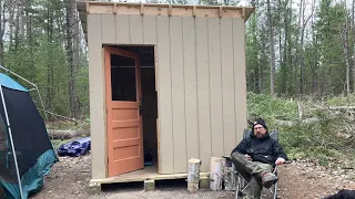 EASY Cabin / Shed Build - Start to Finish, minimal tools