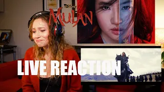 MULAN MADE ME CRY! Mulan official trailer 2020 reaction