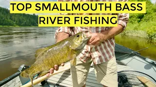 Ultimate River Bass Fishing from a Drift Boat | One Hour of Pure Fun!