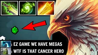 MEGACREEPS Crazy Throne Defense GOD Phoenix Imba Refresher Combo Epic Comeback WTF Dota 2