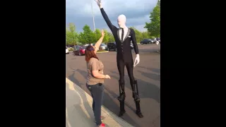 High five slenderman.