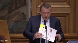 Løkke: Flere solskinstimer under mig end under Anker Jørgensen - Afslutningsdebatten i Folketinget