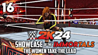 WWE 2K24 - 2K SHOWCASE - Ep 16 - The Women take the Lead | Becky vs Charlotte vs Ronda