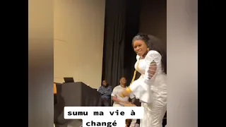 Binguini Bakhaga dit que sa vie à changé au concert du Belgique