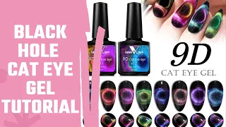 how to black hole with 9d cat eye magnetic gel polish