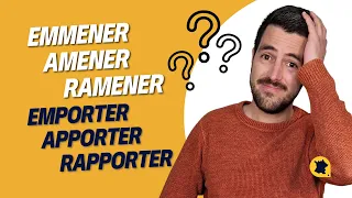 🤯 The difference between : emmener, amener, ramener, emporter, apporter et rapporter.