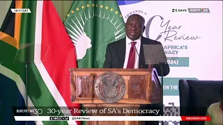 Democracy 30 | '30-year Review of SA's Democracy Report honest, critical appraisal'