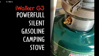 POWERFULL SILENT GASOLINE CAMPING STOVE