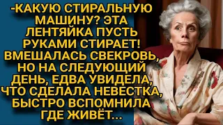 Свекровь перешла уже все границы и невестка решила её перевоспитать...