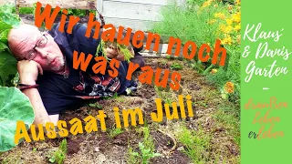 Aussaat im Juli / Was wir im Garten jetzt noch aussäen