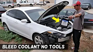 HOW TO BLEED COOLING SYSTEM ON 2.4 MULTIAIR DODGE DART, CHRYSLER 200, JEEP CHEROKEE PATRIOT COMPASS