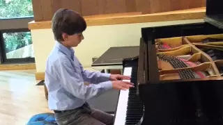 J. S. Bach Little Prelude in C minor BWV 999 - Andrew (Kazanjian) Boldi (9 yrs old)