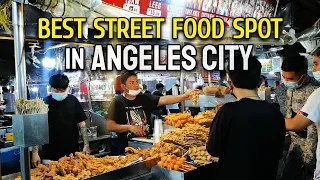 Best FILIPINO STREET FOOD SPOT in Angeles City Pampanga | MUST TRY STREET FOOD IN PHILIPPINES