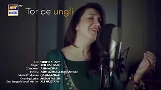 Sinf E Aahan |OST | ft. Zeb Bangash