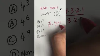 #factorial #factorialnotation #facts #algebrabasics #algebratricks #themathscholar23 #satmaths #sat