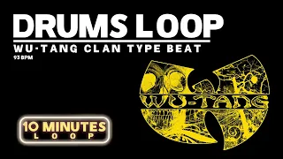 FREE DRUMS LOOP - Wu-Tang Clan Type Beat - 93 BPM 🥁