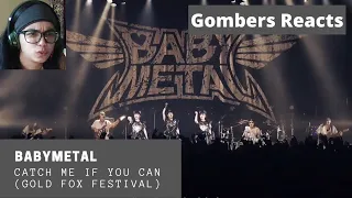 BABYMETAL Catch Me If You Can (Gold Fox Festival) REACTION | Gombers Reacts (check desc for notes)