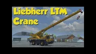 Farming Simulator 2013 - Liebherr LTM 1030 and WSK 125 Motorcycle - Mod Squad