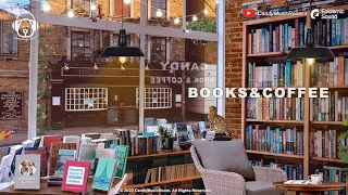 Afternoon  London Books & Coffee Shop Ambient & Cafe Jazz Playlist - Book Cafe ASMR, Study Music