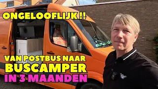 VERBOUWING - JE EIGEN KAMPEERBUS IN 3 MAANDEN... ROOMTOUR!  - Solo camper Nederland - DWVLOGT #214