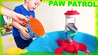 NEW Paw Patrol Toys WATER TABLE Toy Unboxing Fun Playtime
