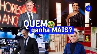 Apresentadores MAIS Bem-Pagos: Quanto Ganham? | Famosos Brasileiros | Zappeando