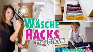 Die besten Wäsche Tricks 🧺✨ | Einfach , ordentlich und mehr Platz | Mom Hacks | mamiblock