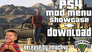 GTA 5 PS4 MOD MENU CREATED BY "2much4u" SHOWCASE + DOWNLOAD