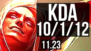 VLAD vs LUX (MID) | 10/1/12, Quadra, 2.2M mastery, 400+ games | EUW Diamond | 11.23