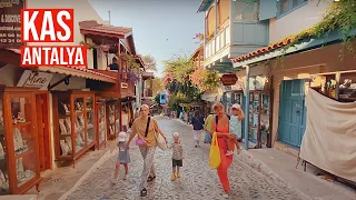 Kas - Antalya 🇹🇷 The Most Beautiful Streets of the Town. Turkey